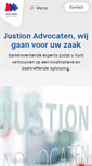 Mobile Screenshot of justionadvocaten.nl